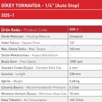 Dikey Tornavida 1/4 (Auto Stop) resim2