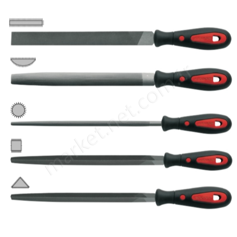 5 Parça Eğe Takımları