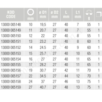 1000V Altı Köşe Lokma Anahtar  resim2