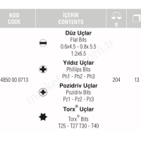 75 Mm Uzun Bits Uç Takımı resim2