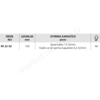 Spiral Kablo Kesme Ve Sıyırma Aleti 902202 resim2