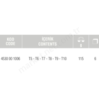 Elektronikçi Tip Torx Uçlu Tornavida Takımı  resim2