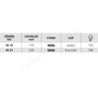 Segman Pensesi 45 10 170  resim2