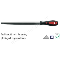 Üç Köşe Testere Eğeleri Ergonomik Saplı resim1