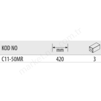 3/8 Fırdöndü Kolu (Metal Avuç Saplı) resim2