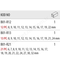 Kombine Anahtar Takımları  resim2