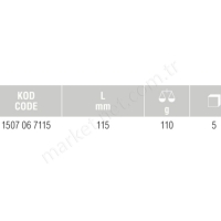 1/4 Mafsallı T Kol Cırcır Kolu 72 Diş resim2