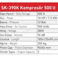 Kompresör 500 Lt resim2