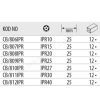 5 Köşe Delikli Torx Bits Uçlar resim2