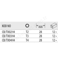 Torx Mikro Bits Uçlar resim2