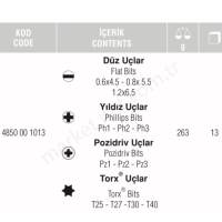 10 Mm Uzun Bits Uç Takımı resim2