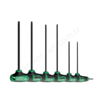 6 Parça T Saplı Torx Anahtar Takımı resim1