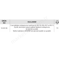 Coax Kablo Sıyırma Aleti 166006 resim2
