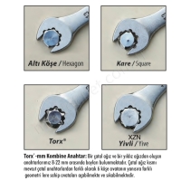 Torx Kombine Anahtar resim2