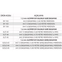 Çok Amaçlı Alüminyum Merdivenler resim2