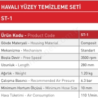 Havalı Yüzey Temizleme Seti resim2