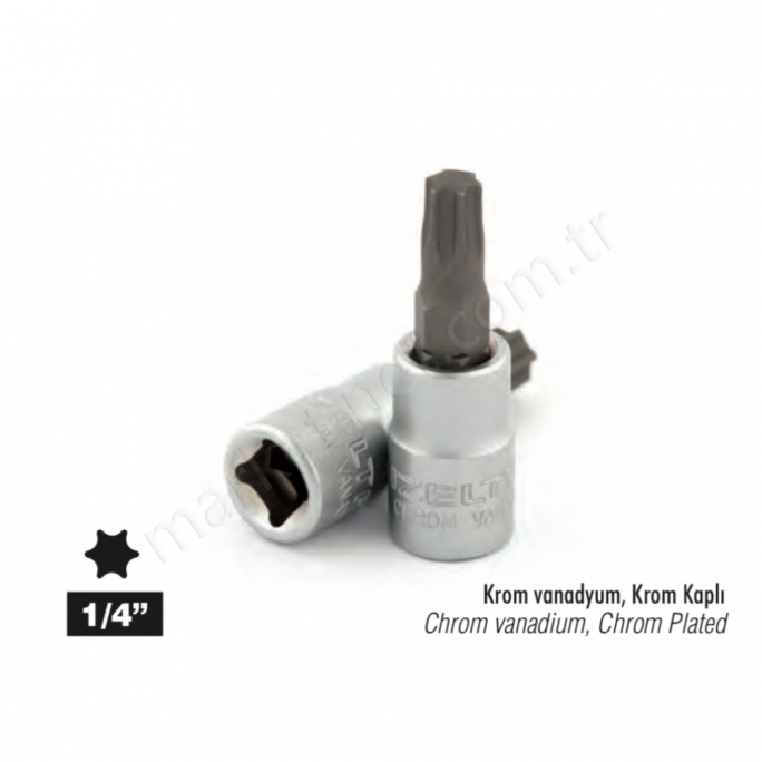 1/4 Lokmalı Star Torx Uç